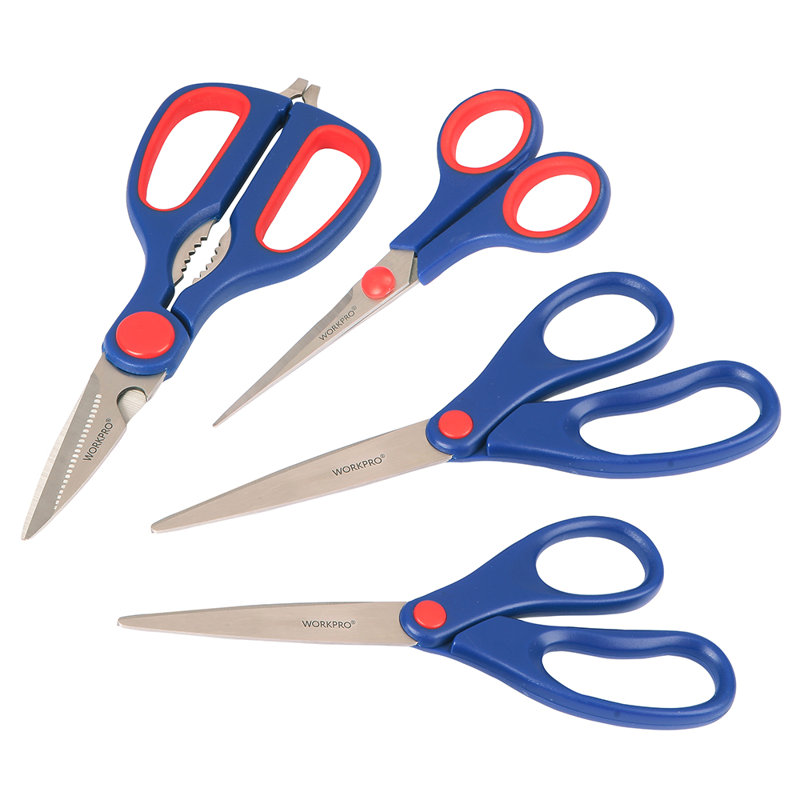 Prime-Line Scissors Set, Stainless Steel Blades, Molded Plastic