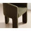 Rafaelof Fully Assembled Solid Wood Barrel Arm Dining Chair-1436913464