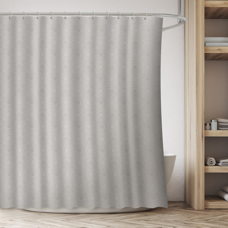 Vumera Dots Shower Curtain, Gray