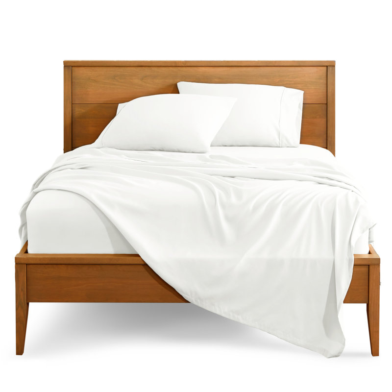 Bare Home Ultra-Soft Microfiber Sheet Set, Queen Sheet Set + 1 Fitted Sheet + 2 Pillowcases, Cream