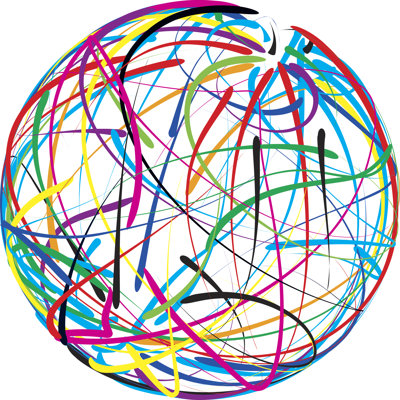 Doodle Ball - Wrapped Canvas Print