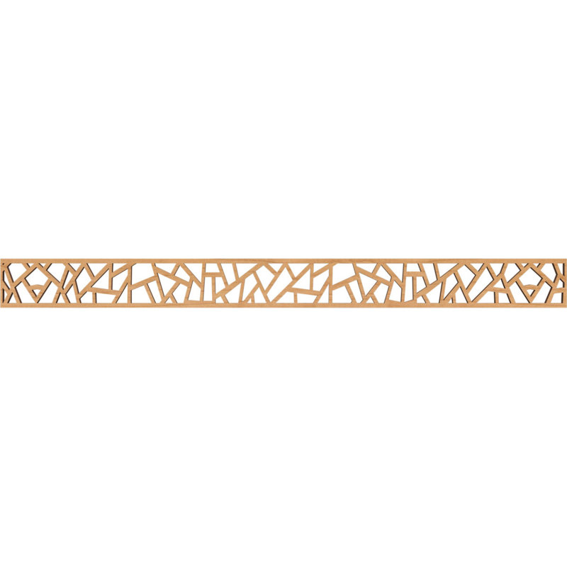 Moulure en bois Harrisburg, H 4 po x l 46,375 po x P 0,375 po, Érable