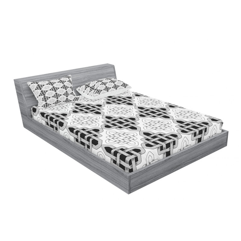 Microfiber Sheet Set, Queen Sheet Set with Fitted Sheet