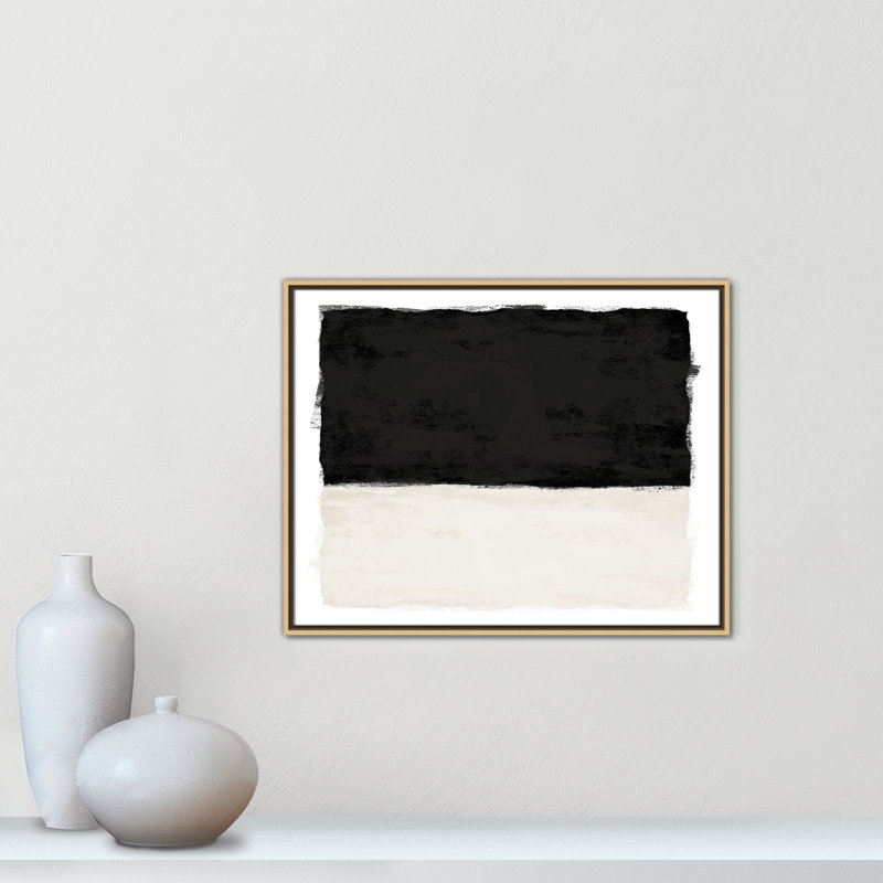 Midnight I - Reproduction de paysage par Natalie Carpentieri, Framed Canvas, Natural Floater, L 29,5 po x H 23,5 po