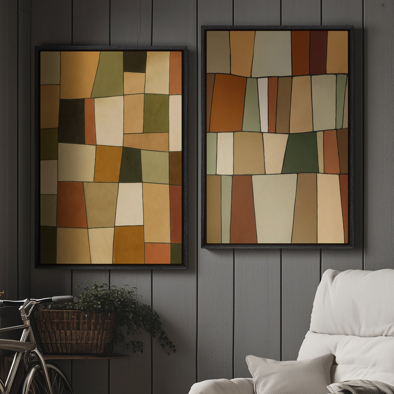 Art mural encadré sur toile, rétro muraux abstraits pour chambre à coucher, H 36 po x l 24 po, Noir