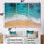 Vue aérienne de la plage bleue Tranquility III - plage, art mural-822095496-822095498