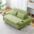65.7" Corduroy Upholstered Pull-out Sofa With Cup Holder-796548396