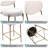 Round Bar Stool Armless Velvet Barstools With Back Set Of 2 Upholstered Counter Chair For Dining Room, Kitchen Island-1976193515