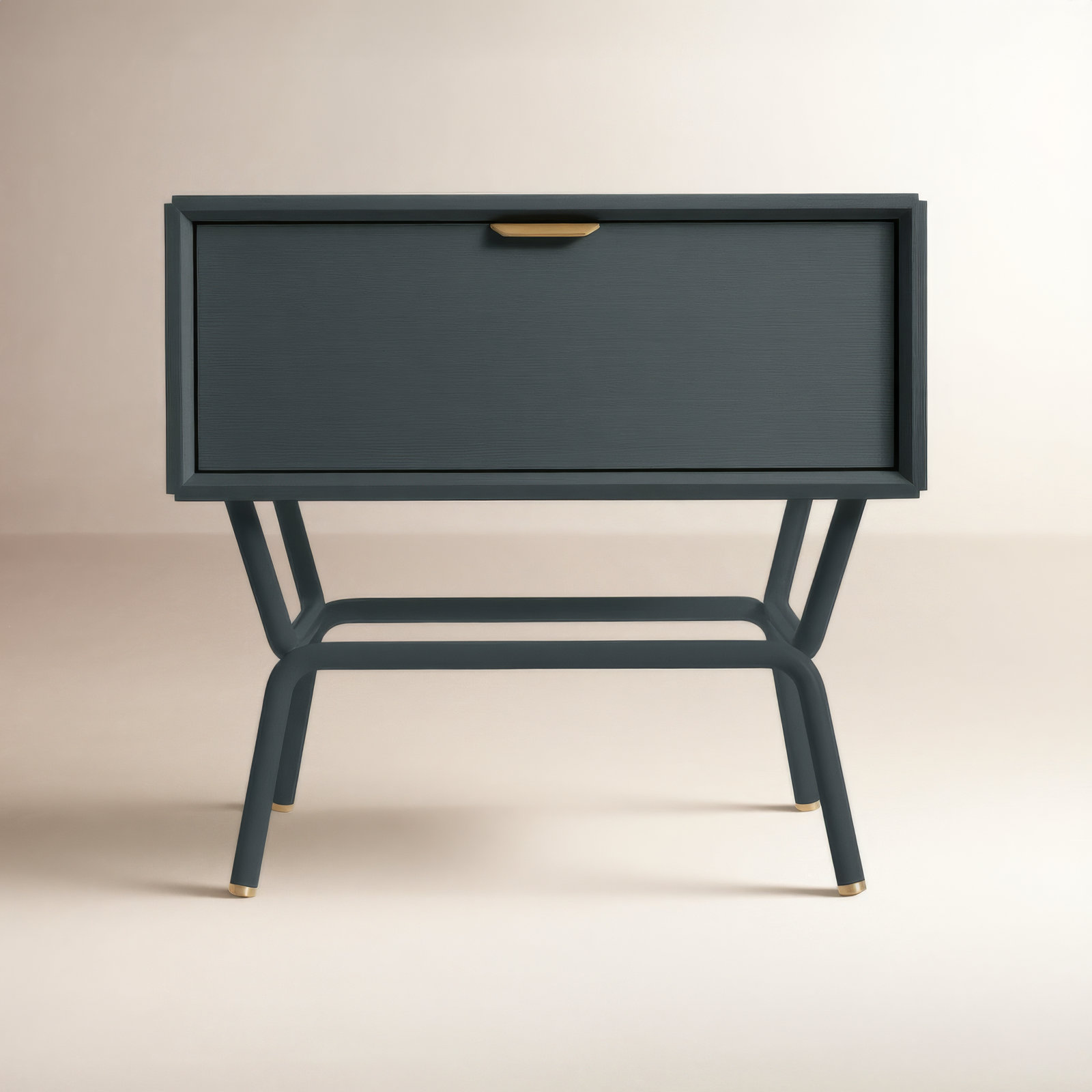 Dang 1 - Drawer Nightstand, Navy Green