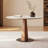 White Round Sintered Stone Dining table-1447565473