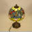 Tiffany-style Dragonfly And Lotus Table Lamp, Decorative Desk Light Decor With Bulbs