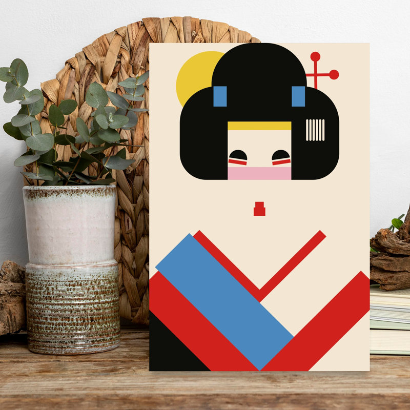 Contemporary Art Abstract Contemporary Wall Art by Retrodrome - Wrapped Canvas Print, 45.72 cm H x 30.48 cm W