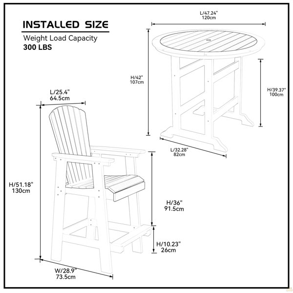 Dimensions du produit
