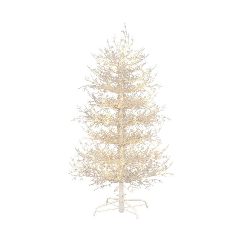 Arbre de Noël artificiel blanc 4 pi