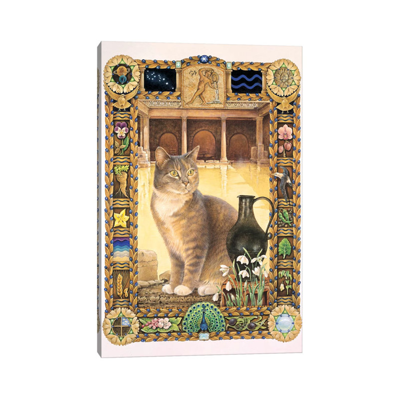 Aquarius - Sappho by Ivory Cats - Wrapped Canvas Print, 66.04 cm H x 45.72 cm W x 3.175 cm D