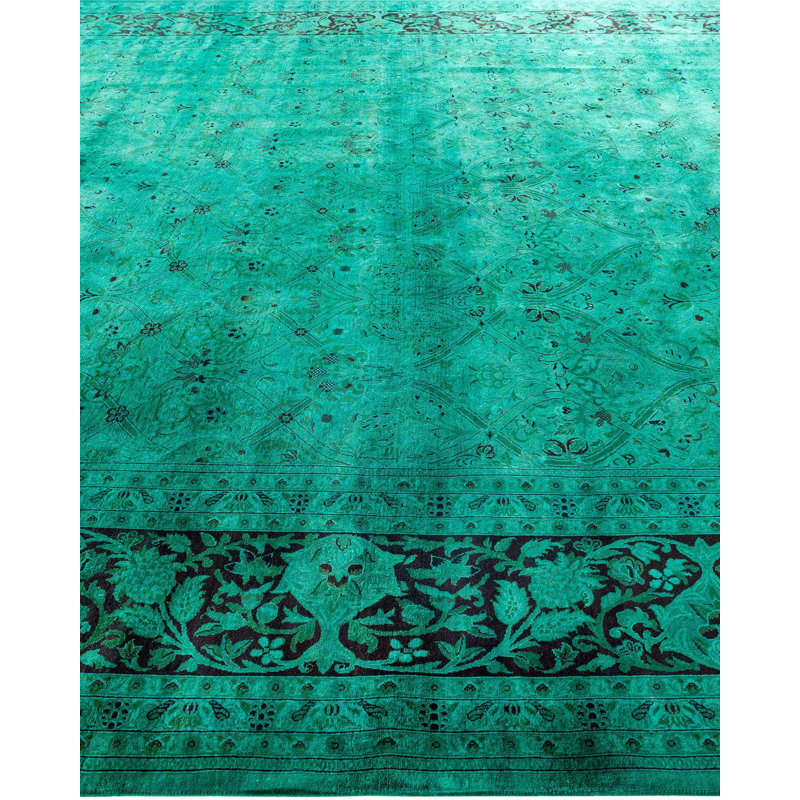 Overyed One-of-a-Kind Rectangle 10'1" X 13'6" Hand Knotted Area Rug