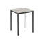 Ensemble de table basse et de bout contemporain 3 pièces, plateaux stratifiés durables avec cadres en métal élégants pour les salons modernes.-1293868423