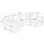 Canapé modulaire en U 6 places Colusa-551262085