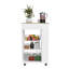 Chariot de cuisine, cuisine, blanc / chêne clair-1833256689