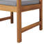 Chaise de patio avec coussins Manchester