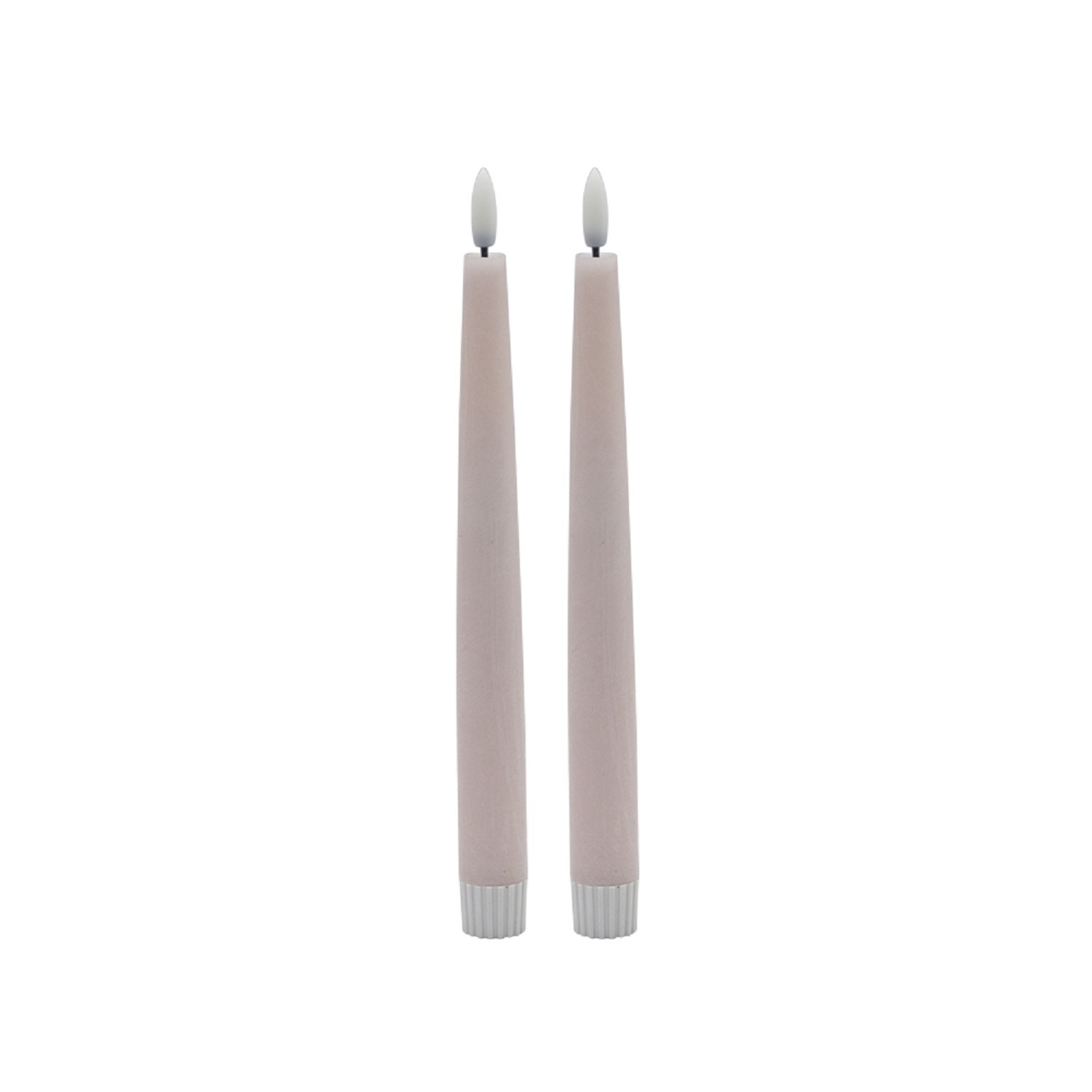 Flameless Taper Candle, Pink