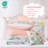 -Piece Full/Queen Bedding Sets, Soft Microfiber Pink Floral Garden