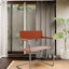 Chaise de réception l 22,95 po avec structure en acier inoxydable-86899437