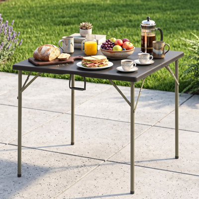 Table pliante portative 33,8 po