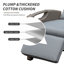 Chaise de patio inclinable avec coussins-457597681