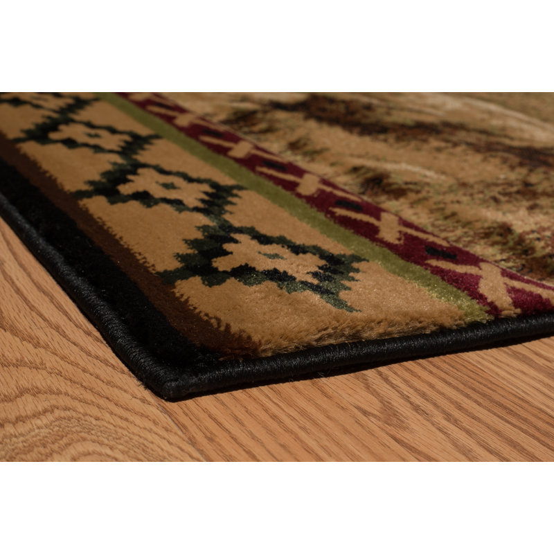 Tapis brun Zanowitz, Rectangle 5 pi 3 po x 7 pi 6 po