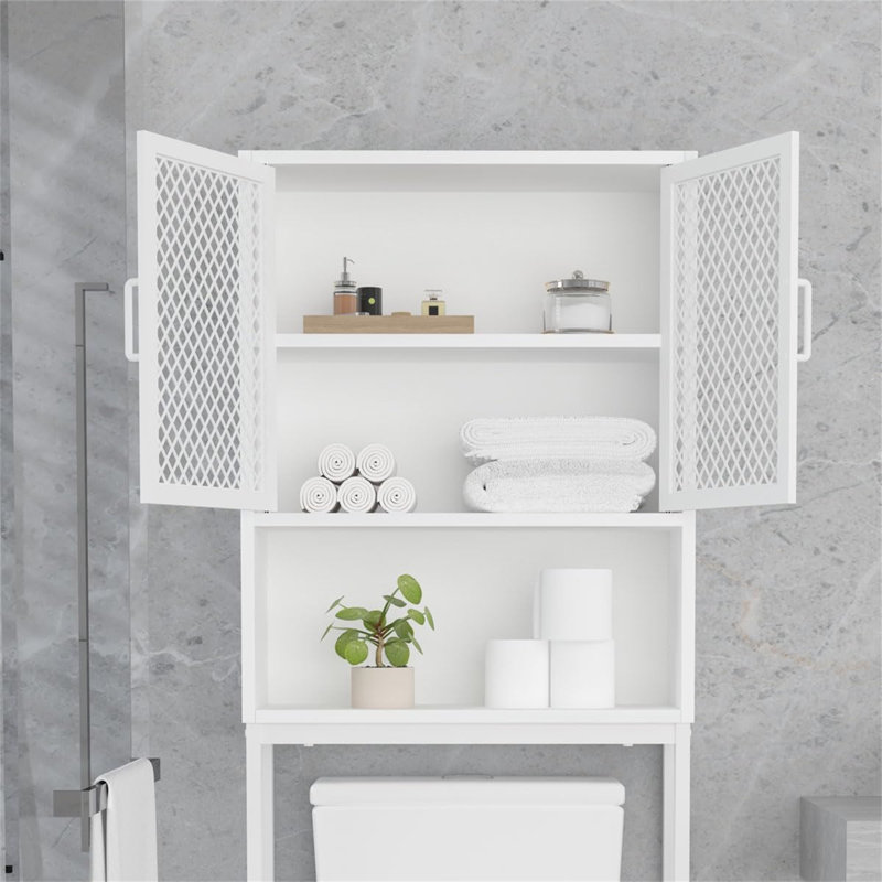 Armoire de rangement industrielle pour salle de bain - réglable, durable, Chêne blanc