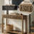 Lukasik 43.3" Traditional Console Table with Floral Fretwork and Open Shelf-1855846596