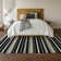 Premium Machine Washable Prisco Black Rug