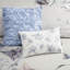 Édredon bleu très grand - 8 pièces en coton imprimé, look chic décontracté, rembourrage, coussins brodés très grand, style Shabby et literie décorative-125963210-125963207