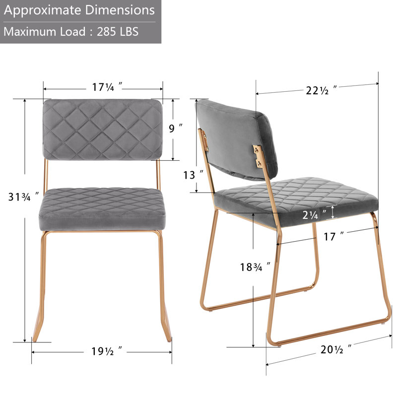 Chaise d'appoint Hilma, Gris