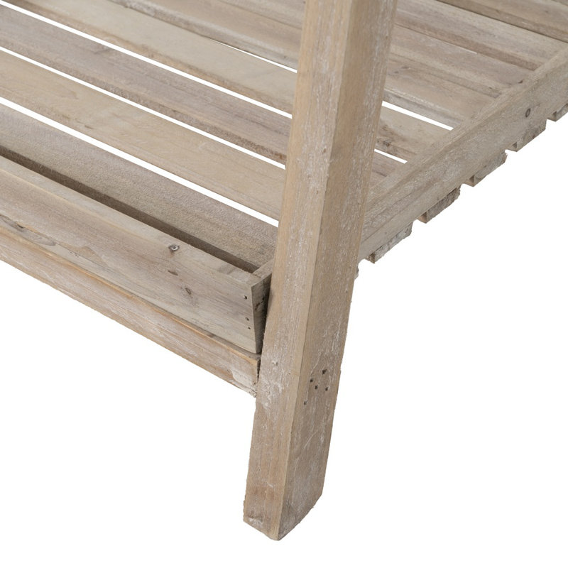 Rigina 50cm W Solid Wood Shelving Unit