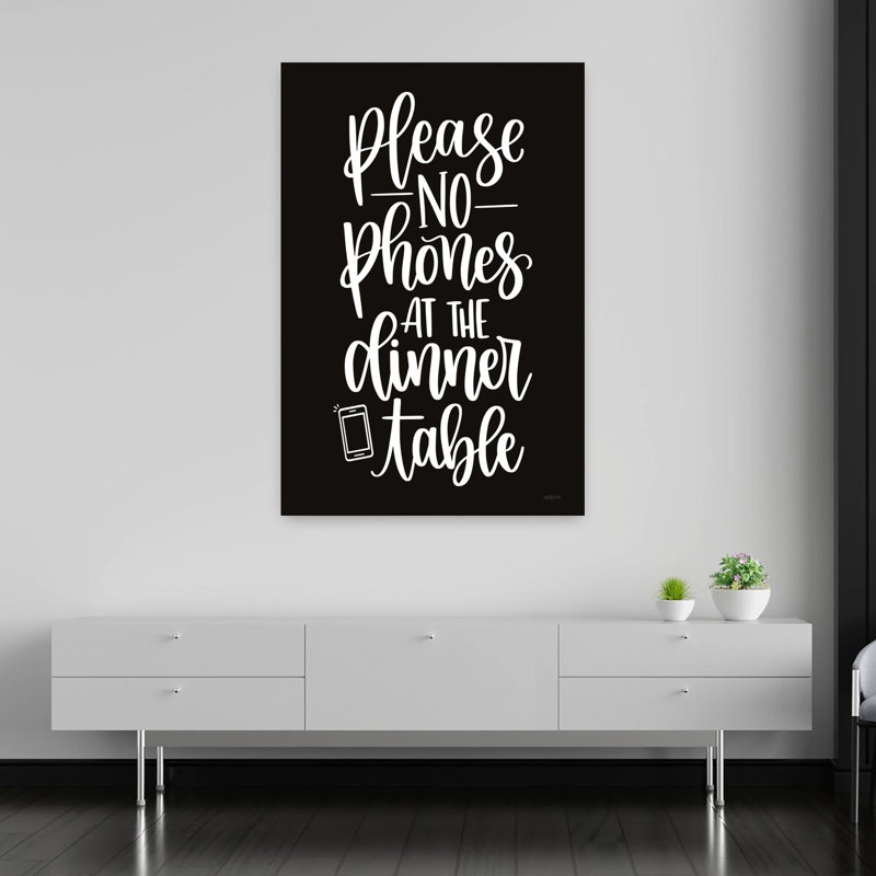 Please No Phones Abstract Contemporary Art, 60" H x 40" W