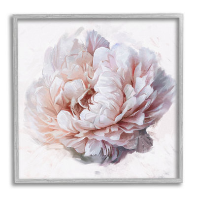 Détail de pétales de pivoines, art de la giclée encadrée par Ziwei Li