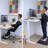 Adjustable Height Solid Wood Steel Standing Desk