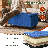 42" Upholstered Ottoman Bench, Button Tufted End of Bed Footrest Footstool for Bedroom Living Room-88123458