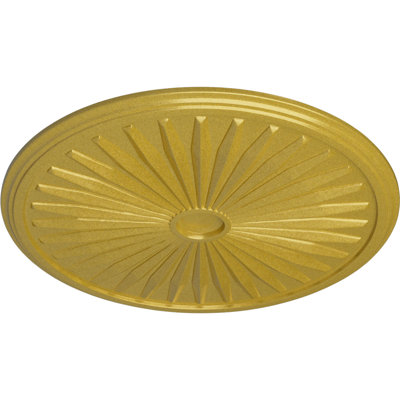 Médaillon de plafond de 33 1/8 po x 3 1/2 po x P 1 3/8 po (convient aux auvents jusqu'à 5 po)