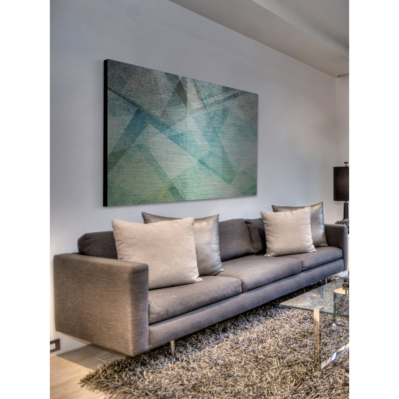 «Confuse Reappearance», reproduction sur métal, H 40 po x l 60 po x P 1,5 po