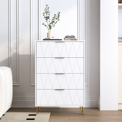 Metal Rectangle Accent Chest