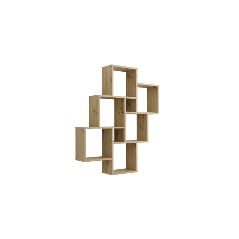 6 Piece Cube Shelf, Artisan Oak