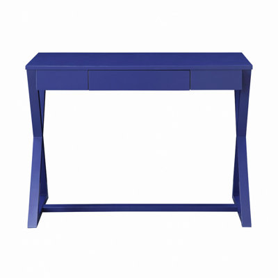 Bureau d'écriture rectangulaire avec 1 tiroir