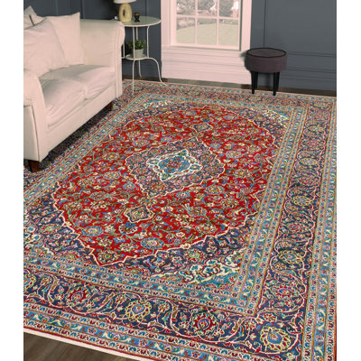 Khurram Distressed Catriel Red Rug