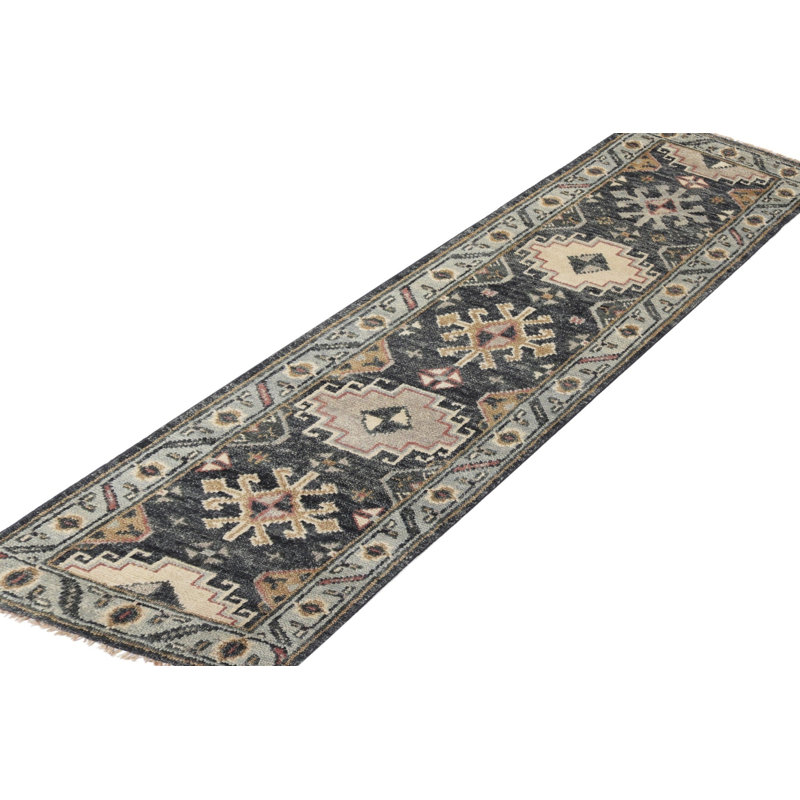 Oriental Area Rug in Gray