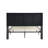 Queen Upholstered Platform Bed with Headboard, Wood Slat Support, No Box Spring, Gray