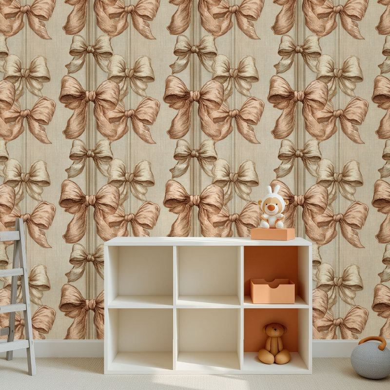 Papier peint peler et coller en PVC, revêtement mural auto-adhésif amovible avec ruban délicat, impression de style antique gravé sur tissu, imperméable pour la décoration intérieure - rouleau