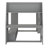 Full Size Wood Gaming Loft Bed – Desk, Multi-Storage Shelves, LED & Hanging Clothes Rack